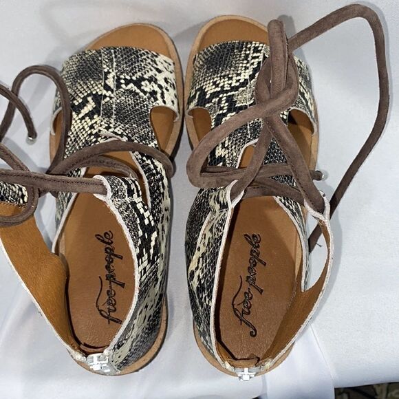 FREE PEOPLE AUBREY WRAP SANDALS NEW - Picture 7 of 10